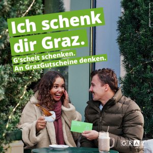 Umsatzsteigerung beim GrazGutschein durch die Kampagne „Ich schenk dir Graz.“